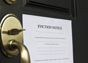 when behind in rent can bankruptcy prevent eviction
