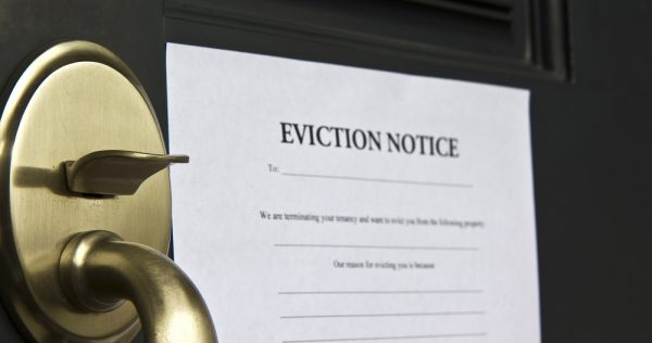 when behind in rent can bankruptcy prevent eviction